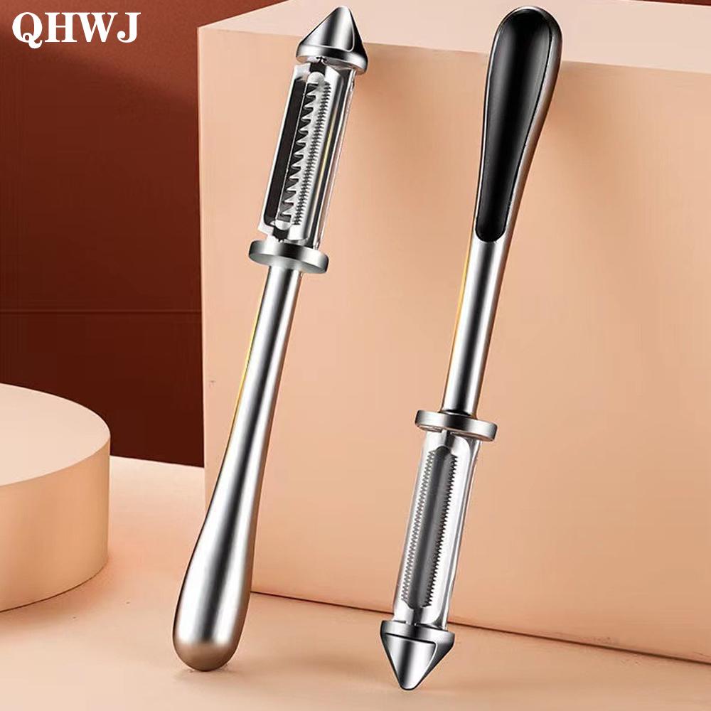 

Нож для очистки овощей из нержавеющей стали, бытовой рубанок для картофеля и дыни, кухонный нож 3-в-1 из цинкового сплава, решетки