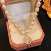 Baroque Freshwater Pearl Heart Butterfly Choker – Elegant Fashion Jewelry