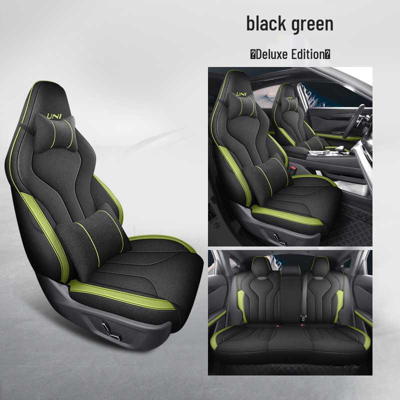 All-Season Breathable Linen Seat Covers for Changan Uni-V 2023-2025, Full Coverage Cushions