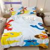 1PC Sesame Street pattern Bedding Quilt Set Quilt Cover Pillowcase Home Decoration Birthday Gift (1 * duvet cover + 2 * pillowcase, without core)