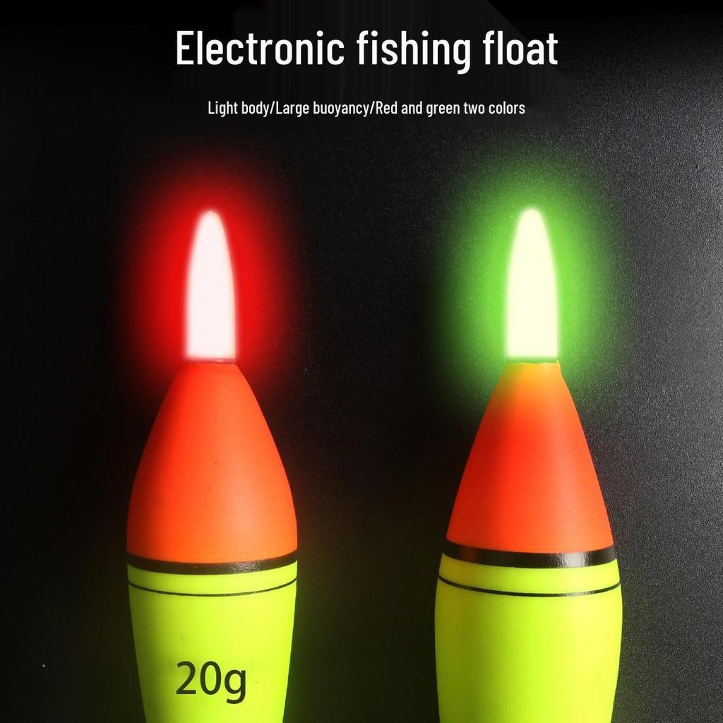 Awa Luminous Sliding Rock Fishing Float: Eye-catching Day/Night Use for Slippery Water Fish