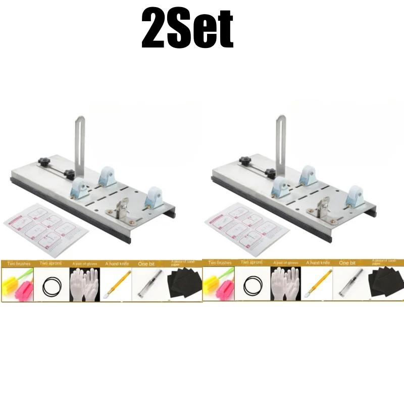 New Glass Bottle Cutter Stainless Steel DIY Glass Cutter Kit with Safety Gloves Accessories Glass Sculptures Cutter Machine