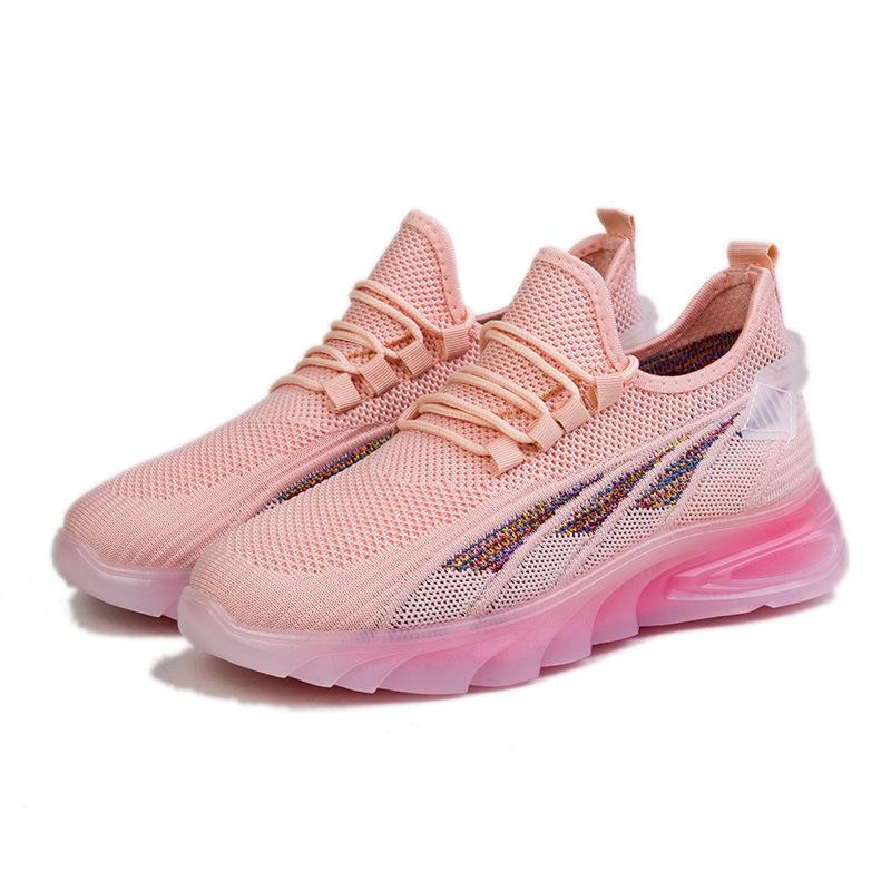 

Летние новые женские туфли с мелкой подошвой из желе, сетчатая дышащая повседневная обувь для студентов, спортивная обувь для женщин 40