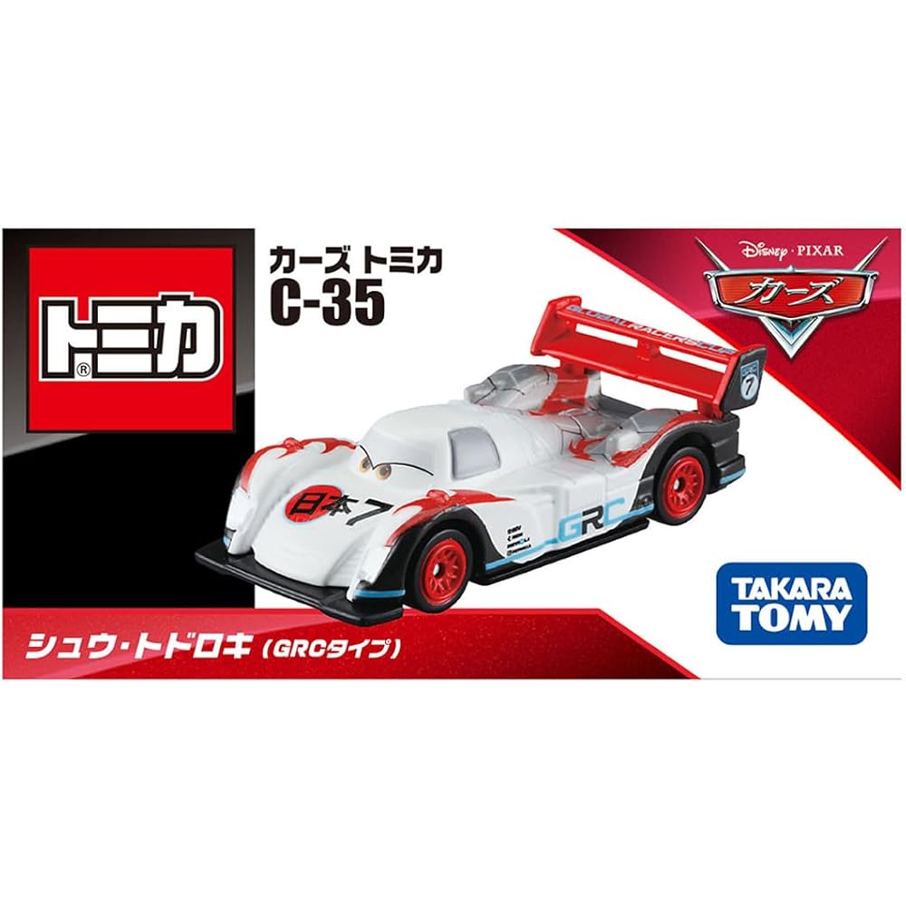 Takara Tomy Disney Cars Tomica C-35 Shu Todoroki Miniature Toy Car for Ages 3 and Up