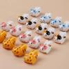 Colorful Cute Kitten Ceramic Beads for DIY Jewelry & Lucky Cat Pendants