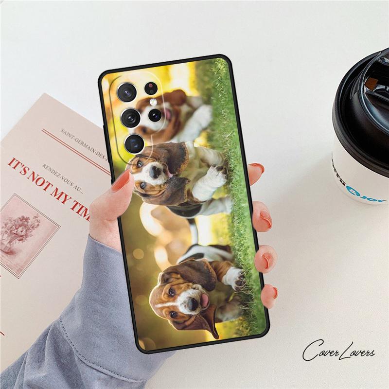 Love My Beagle Puppies Dogs Phone Case For Samsung Galaxy S24 S25 S23 S22 Ultra Note 10 20 Plus S20 S21 FE Cover