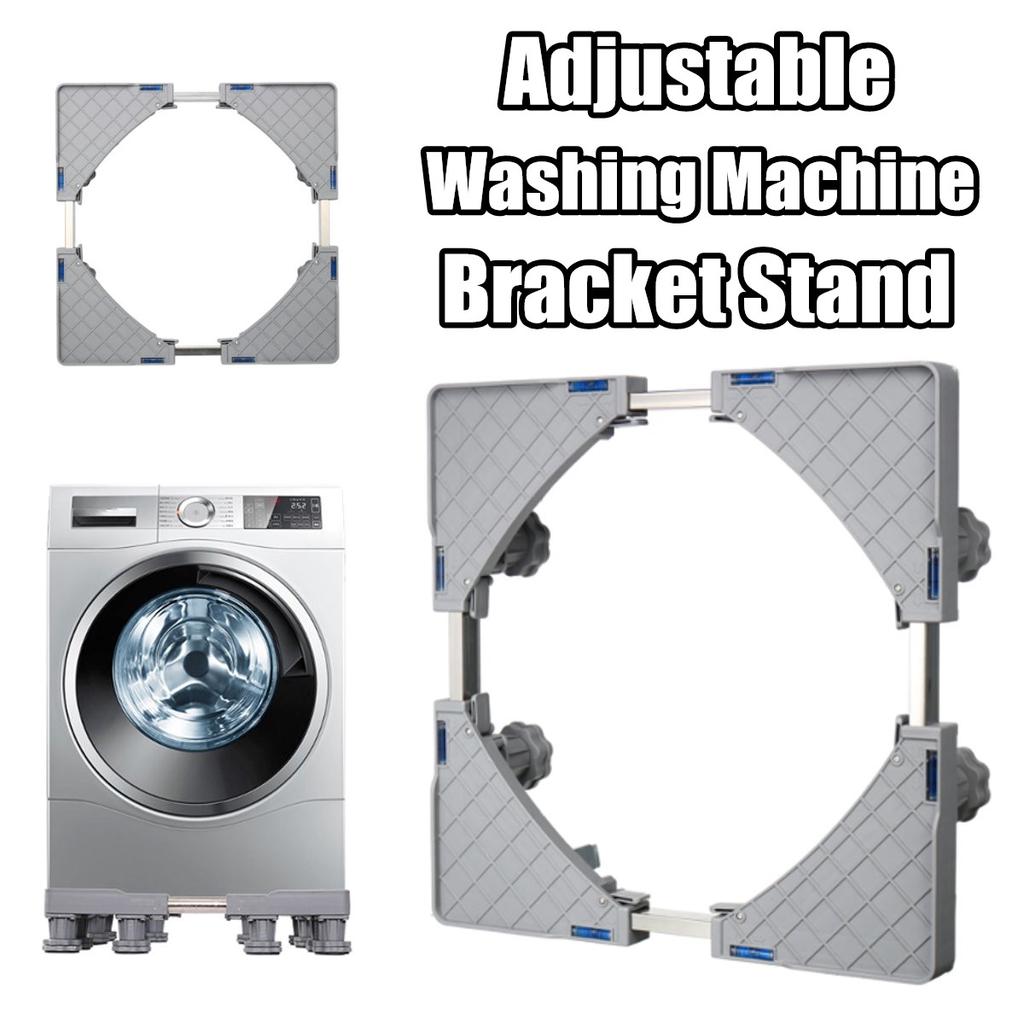 4 Feet Washing Machine Stand-4//8 Feet Multi-Functional Movable Adjustable Washing Machine Base Stand Refrigerator Holder Bracket