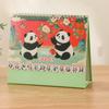 Cartoon Horse Year Calendar Chinese Style Monthly Planner Standing Flip Calenda  Daily Planning