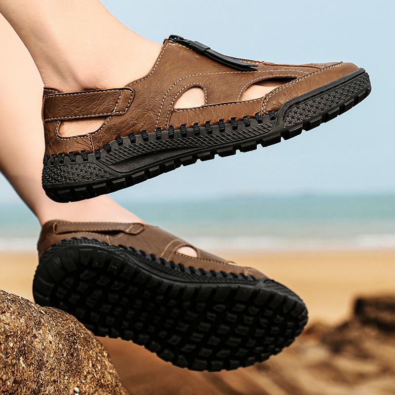 38-46 Men's Large Sandals Handmade Sandals Breathable Fashion Outdoor Casual Sports Shoes