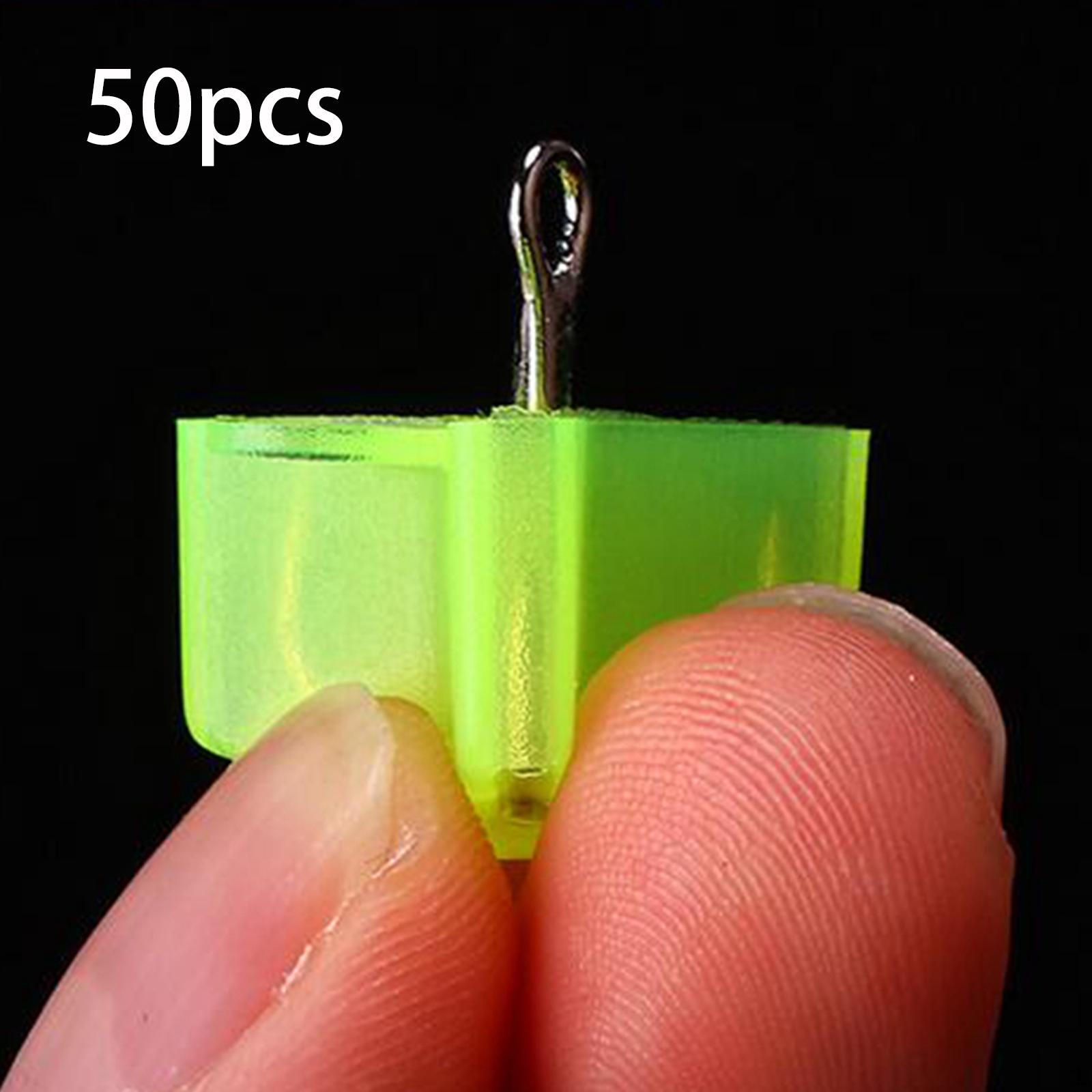 

50 Fishing Treble Hook Covers for Protection 1.6cmx1.7cmx0.45cm