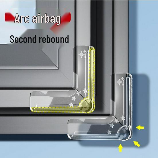 Children's Transparent Corner Protectors: Soft Anti-Bump Wrap for Coffee Table Edges