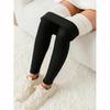 Pockets Thick Winter Warm Leggings Women Casual Velvet Warm Leggings Warm Pants