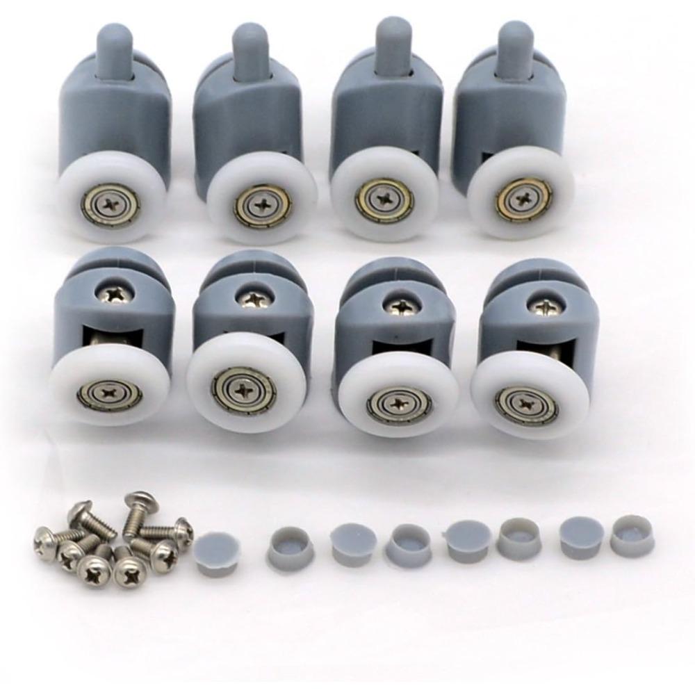 8pcs Shower Rooms Cabins Pulley &Shower Room Roller /Runners/Wheels/Pulleys Diameter 23/25mm