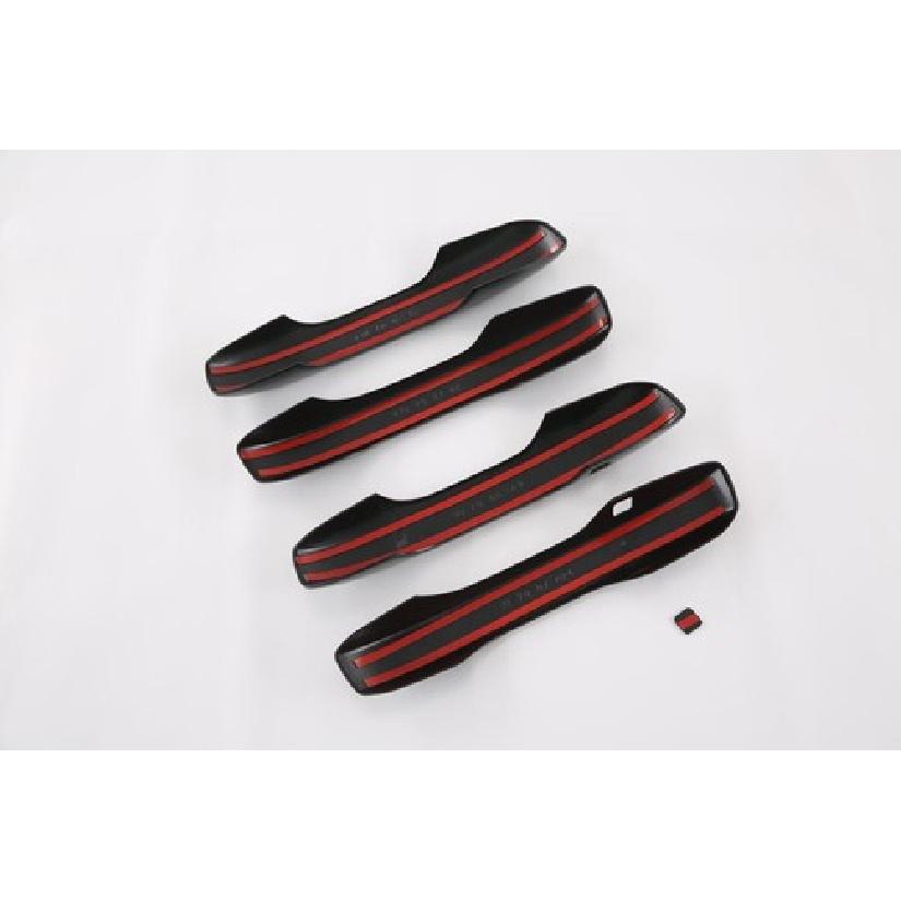 ABS Glossy Black Door Handle Frame Lid Cover Trim For  Honda CR-V HR-V
