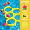 Eva Floating Water Toss Game Set With Soft Rainbow Balls For Swimming Pool Beach Summer Water Fun