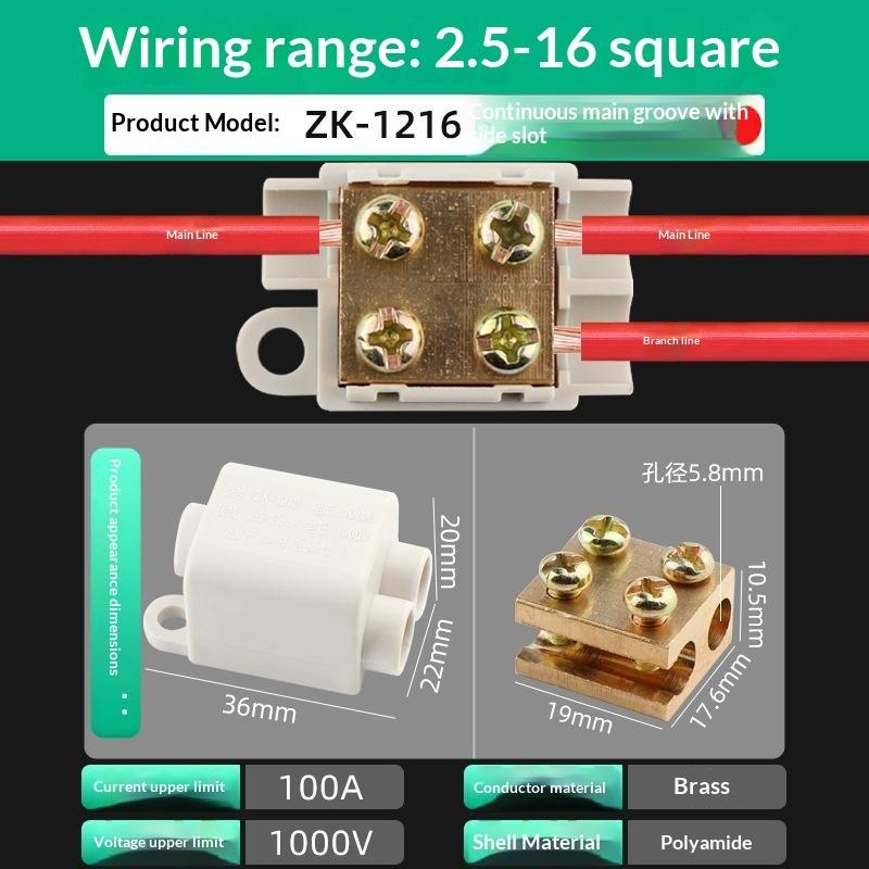 High Power Wire Connector Junction Box Quick Splice Electrical Cable Terminal Block For Home Wiring