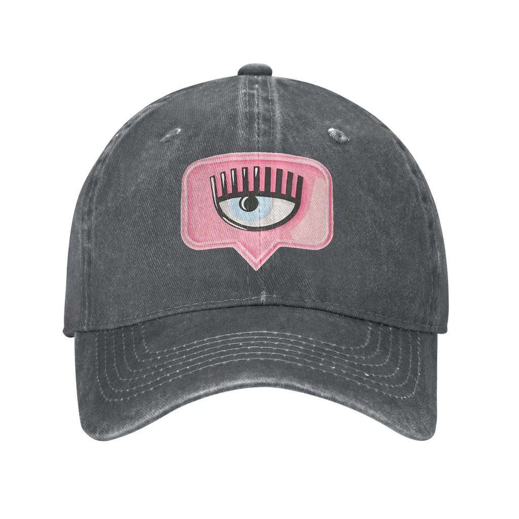 Ferragnis Eyes CChiara Baseballkappe Individuell Klassisch Baumwolle Herren Verstellbar Dad Hat