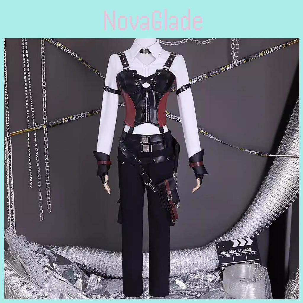 Coscosplay Street Fashion Hunter Miss Costume Set In Polyester For Game Anime Roleplay