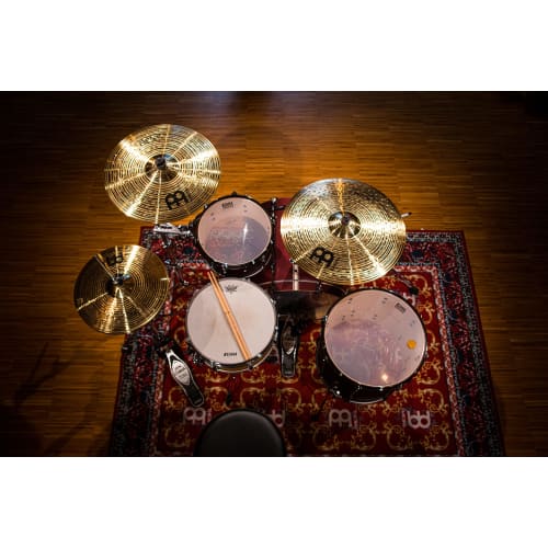 MEINL HCS Series Cymbal Set: Complete Cymbal Set-up, 14" Hihat, 16" Crash, and 20" Ride, HCS 141620