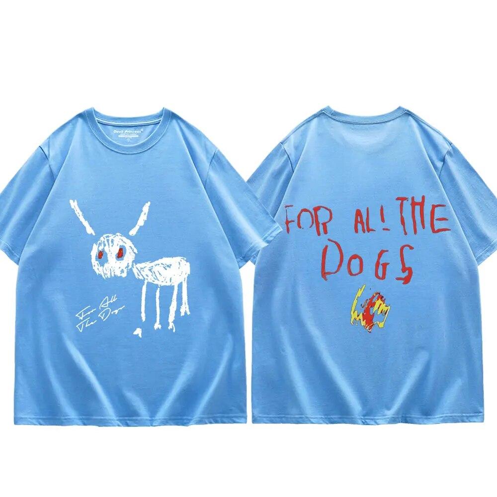 Rapper Drake for All The Dogs Graphic T Shirts Unisex's Women Hip Hop Trend Short Sleeve T-shirts Fashion Vintage Oversized T-shirt