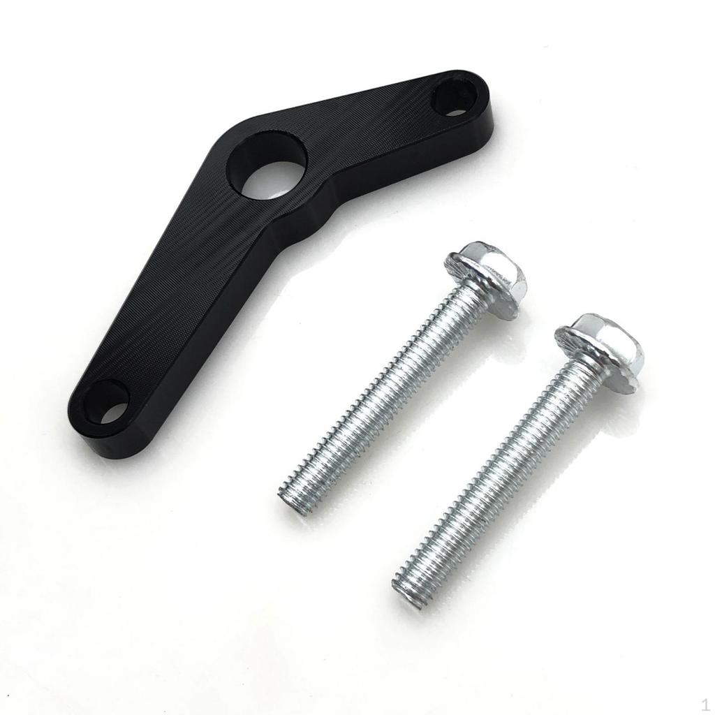 Lever Plate with Fasteners MachinedMetal Motorcycle Modification Bracket ReadytoInstall