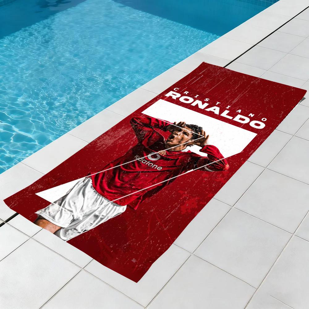Towel Microfiber beach towel, quick-dry, sand-free, ultra-fine fiber, super soft. C-Cristiano RonaldoS