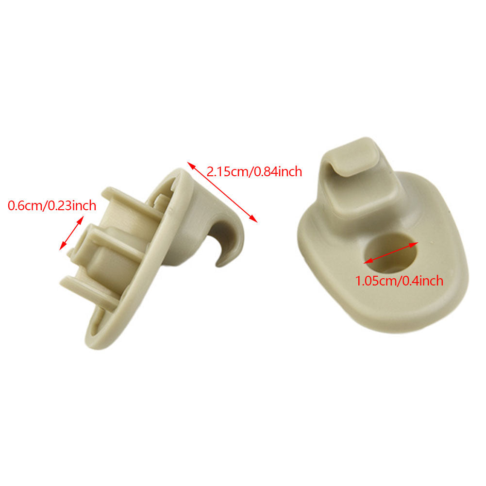 2KS pro Jeep Liberty Klip sluneční clony do auta 1AR26BD1-AA pro CHEROKEE KK KJ Dodge Nitro Držák slunečních clon Háček Věšák Klipy