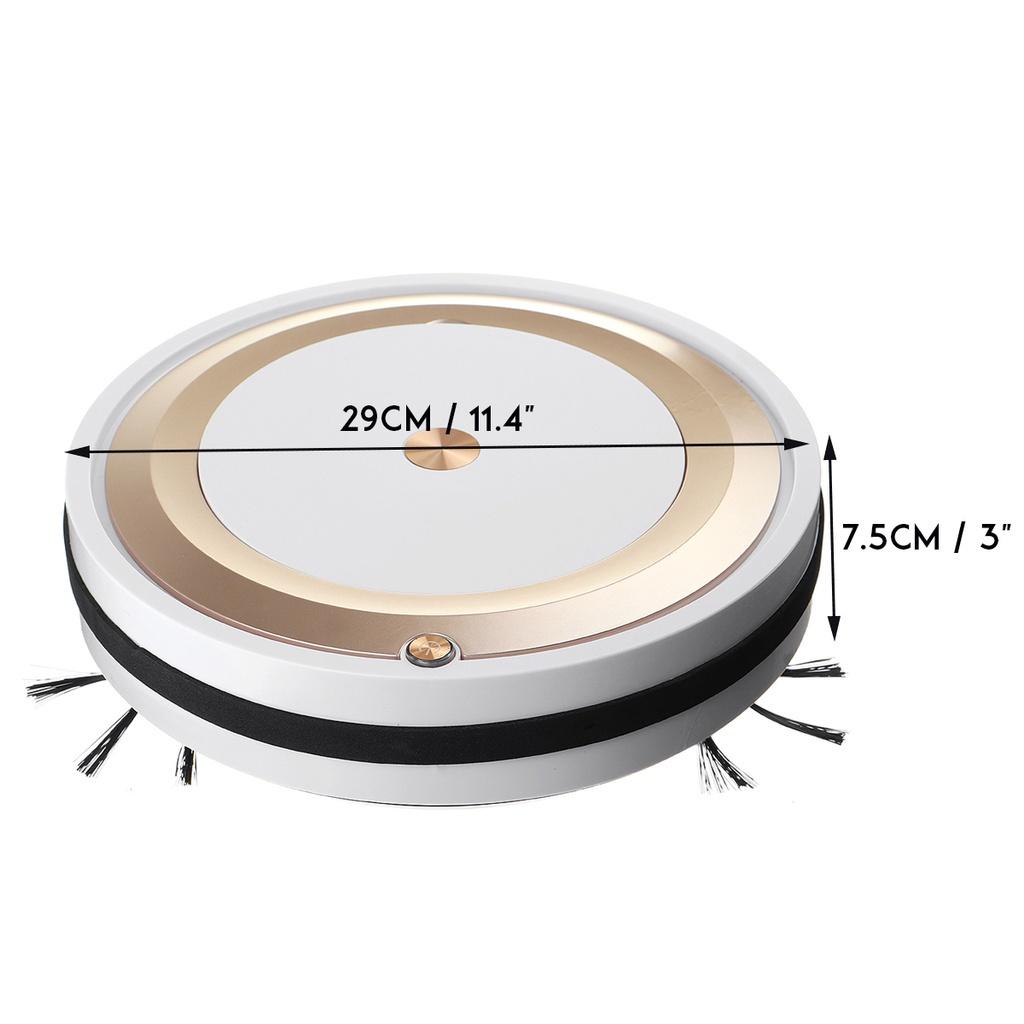 3-in-1 Multifunktions-Kehr-Wischroboter-Staubsauger Wiederaufladbarer Trocken-Nass-Mopp-Staubsauger Starke Saugkraft Zuhause