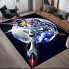 Mobile Suit Gundam Anime Poster Square Area Rug, Non-Slip Floor Mat for Bedroom, Perfect Gift for Gundam Fans.chl