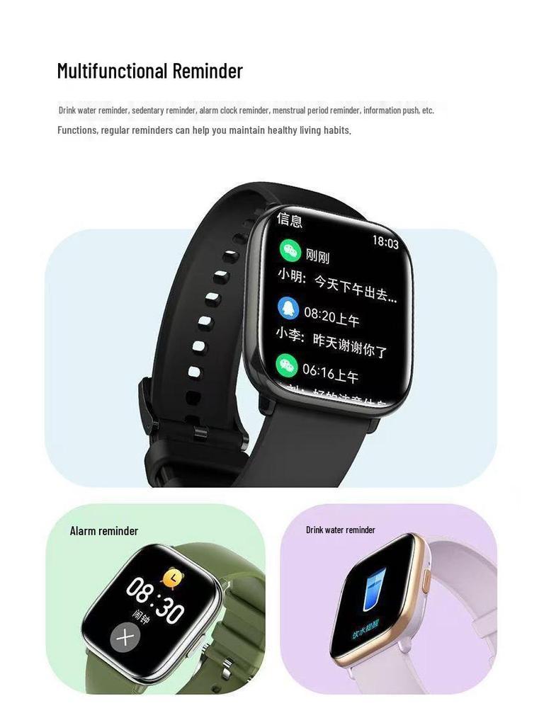 Universal Smartwatch CY12: NFC Offline Payment, Heart Rate Monitor, Sports Features