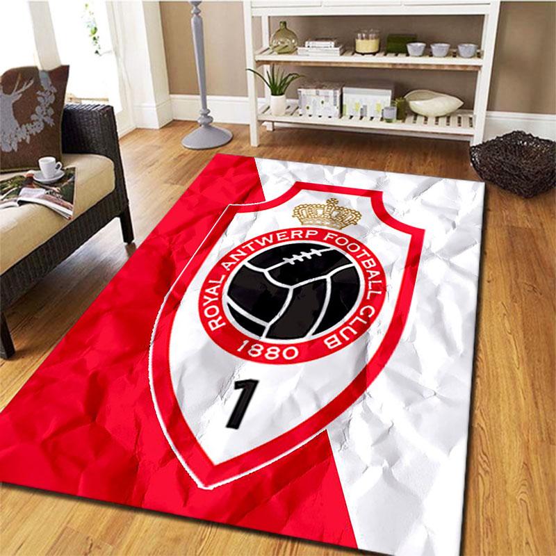 Royal Antwerp FC Carpet Rug for Living Room Bedroom Home Sofa Decoration,Kids play Non-slip Floor Mat