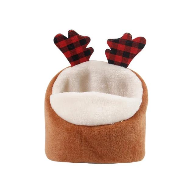 Nový křeččí domeček Příslušenství pro morče Křeččí bavlněný domeček Hnízdo pro malá zvířata Zimní teplý Pro hlodavce/morče/krysu/ježka