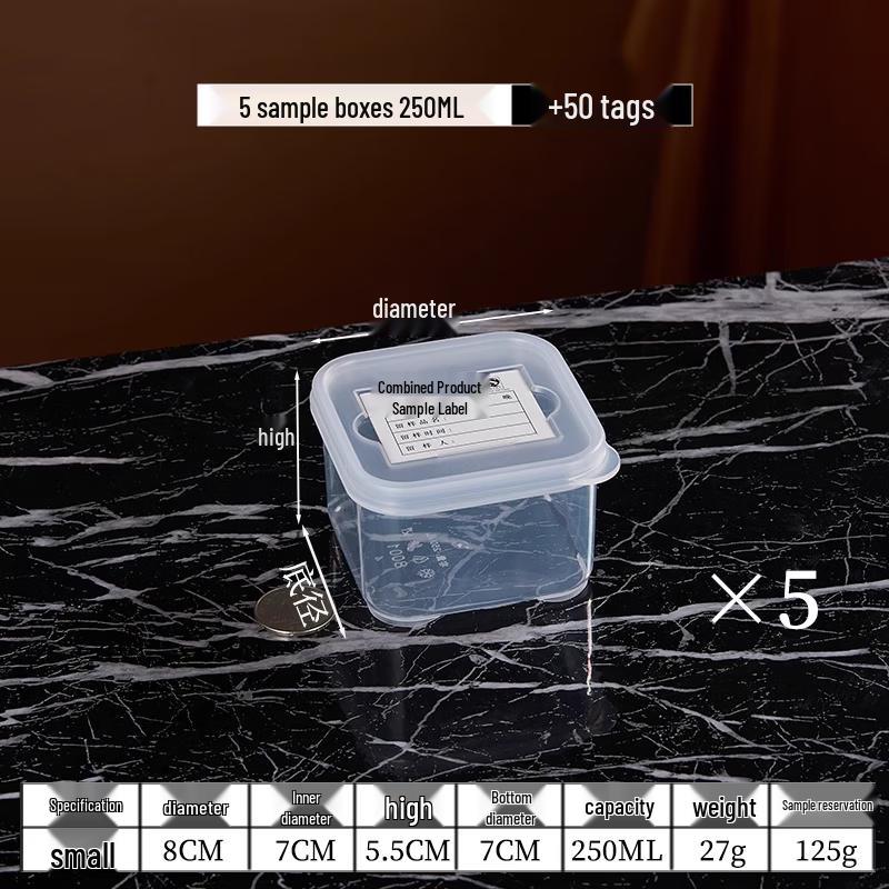 Single Compartment Food Storage Containers