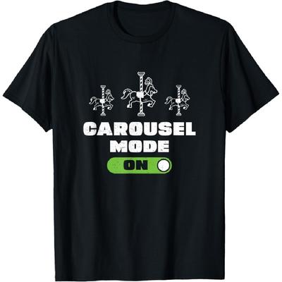 Carousel Mode On Funny Carousel Horse Rider T-Shirt