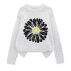 YZH-9 Crew Neck Pullover Printed Autumn Sweater Long Sleeve TEMU Halloween Hot Sale
