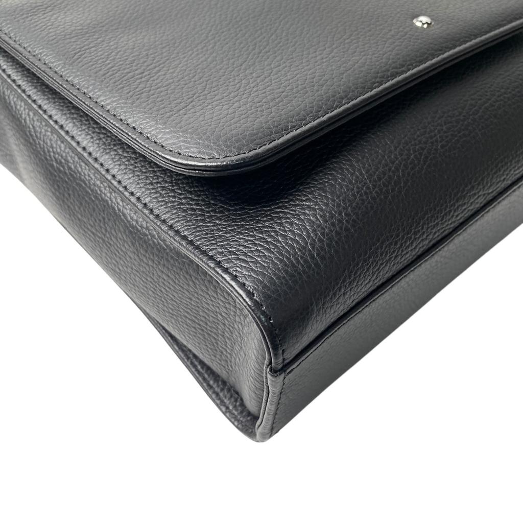 Used MONTBLANCShoulder Bag black leather mens