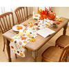 YATOJUZI Maple Leaf Pumpkin Table Runner - Fall Autumn Table Runners Home Kitchen Dining Table Decorations Decor for Thanksgiving Day Party - 13x72