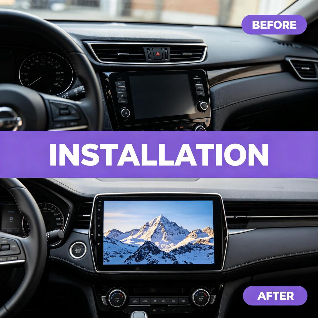 Car Radio Fascia Frame Installation Trim Fascia Panel for Honda Accord 2003-2007 7Inch