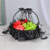 Elegant French Wedding RingsHolder Basket For Party Of  Washable Cloth