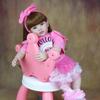 Lovely 60cm Soft Cloth Body Reborn Toddler Doll Cosplay Girl Lifelike Long Hair Princess Imitation Baby Dolls for Kids Play House Toy Surprise Present