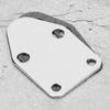 Chrome Fuel Pump Mounting Plate With Gasket Fit for Chevrolet SB 283 305 327 350 383 400 Engine