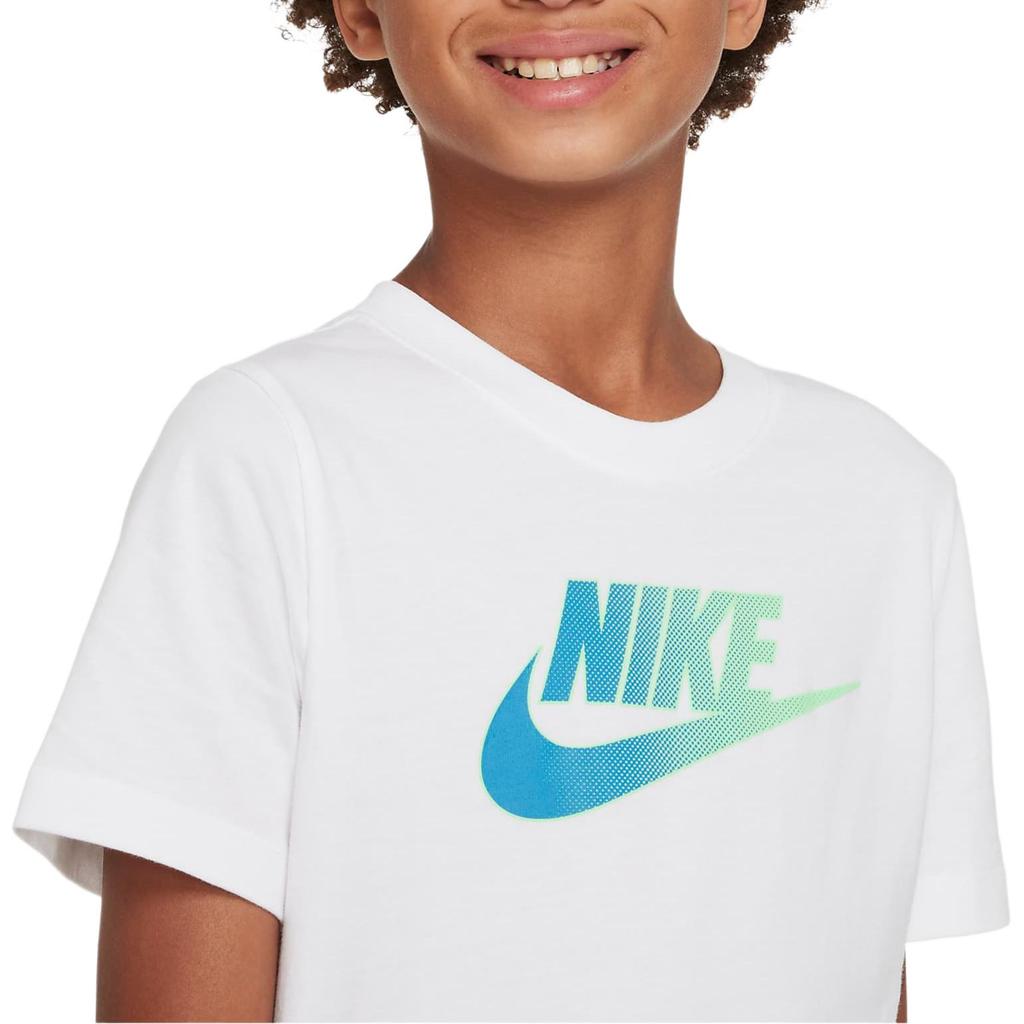 Nike T-Shirt Large Logo Round Neck Short Sleeve Kids tops DQ3866-100