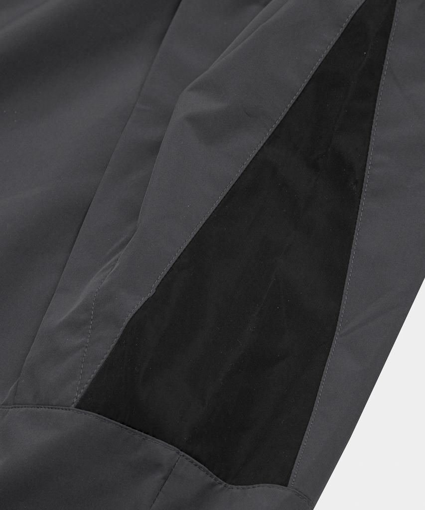 LETTERCOMO Tech Shell Hooded Jacket Charcoal