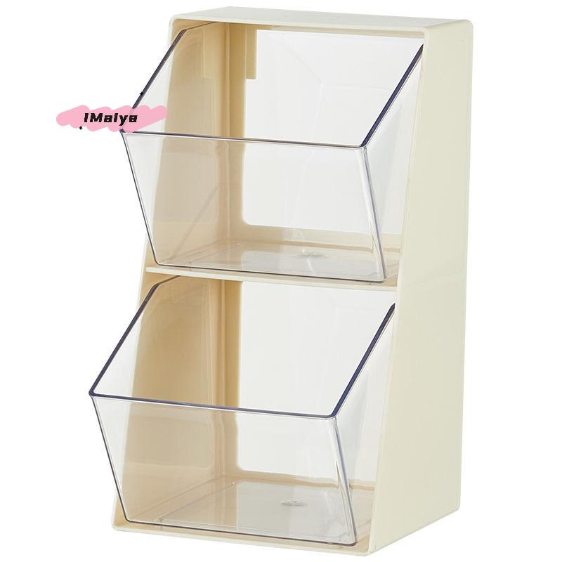 M-1 Stück Acryl Transparente Teebeutel Aufbewahrungsbox Mit Deckel Büro Multifunktionale Aufbewahrungsbox Organizer Kaffeepackung Fachbox
