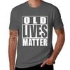 Old Lives Matter T-Shirt tops quick drying boys whites anime clothes t shirts casual stylish