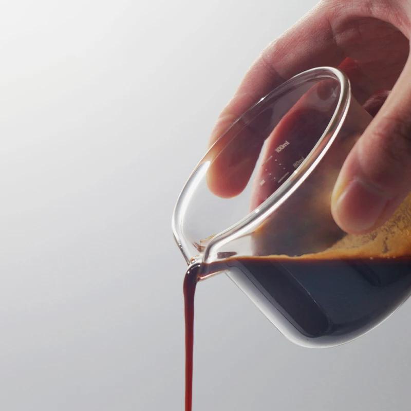 100ML Espresso Coffee Measuring Cup Heat-resistant Round-shape Dosing Shot Glass Kitchen Accessorie Jugs for Home Barista Use