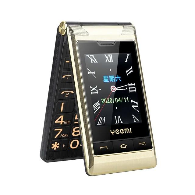 

Оригінальний YEEMI G10-C Новий мобільний телефон 2,8 дюйма 2G GSM Dual SIM-карта MTK FM Mp3/Mp4 Bluetooth Дешевий розкидний мобільний телефон золотий