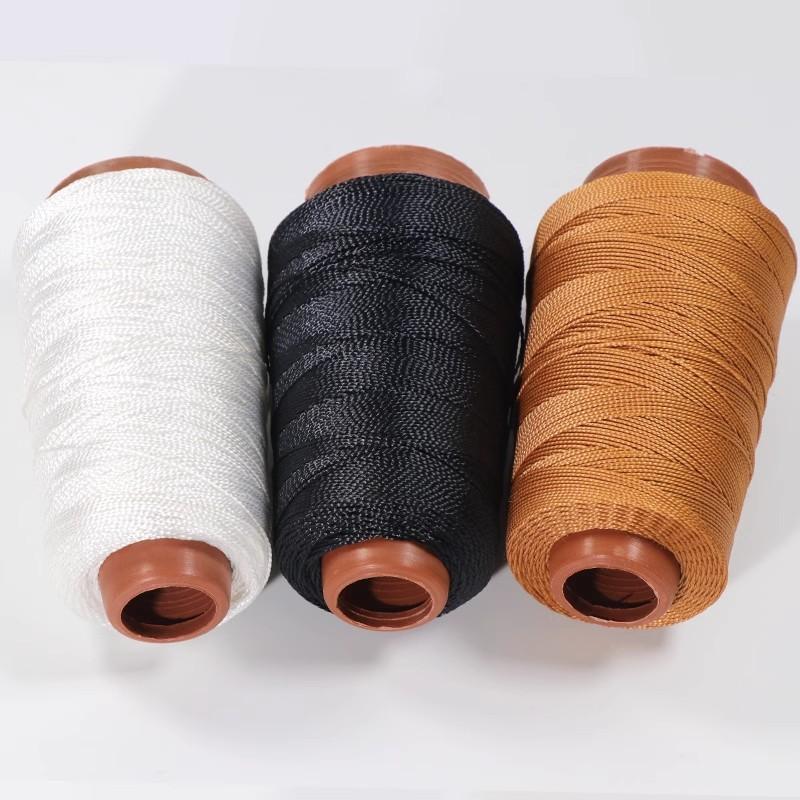 Nylon thread high-strength thin thread making repair shoes leather wear-resistant clothes kite black and white brown tire thread binding