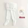 Comfortable and Warm Girls' Padded Pantyhose - Thick Elasticated Winter Stockings for Outdoor Activities