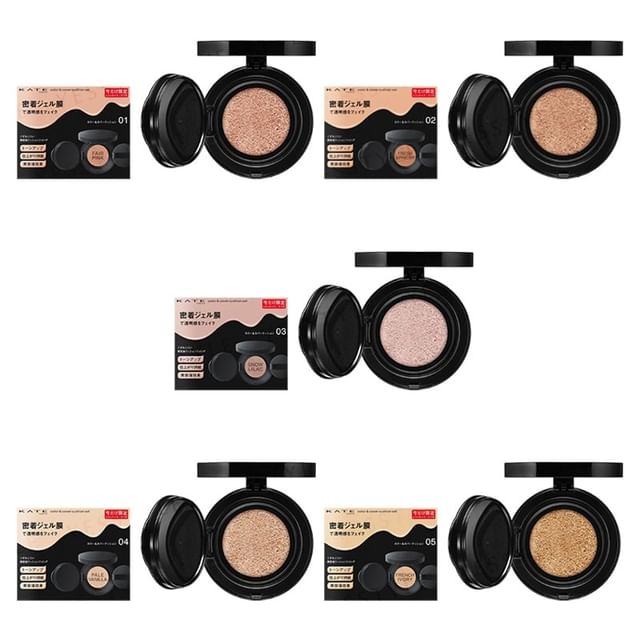 Kanebo - Kate Color & Cover Cushion Limited Edition Set 01 Fair Pink 10g + Case
